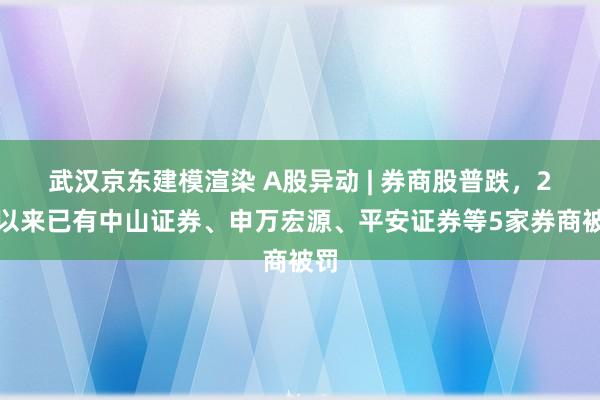 武汉京东建模渲染 A股异动 | 券商股普跌，2月以来已有中山证券、申万宏源、平安证券等5家券商被罚